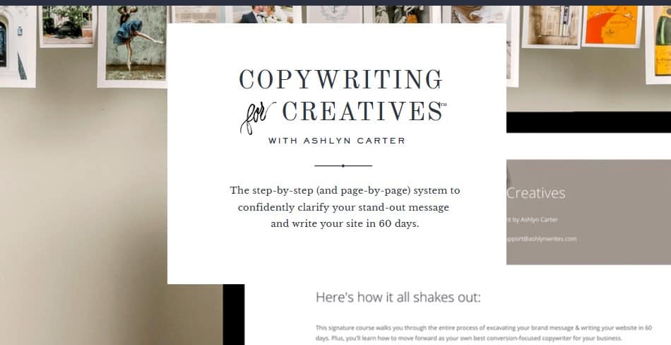 Ashlyn Carter - Copywriting For Creatives