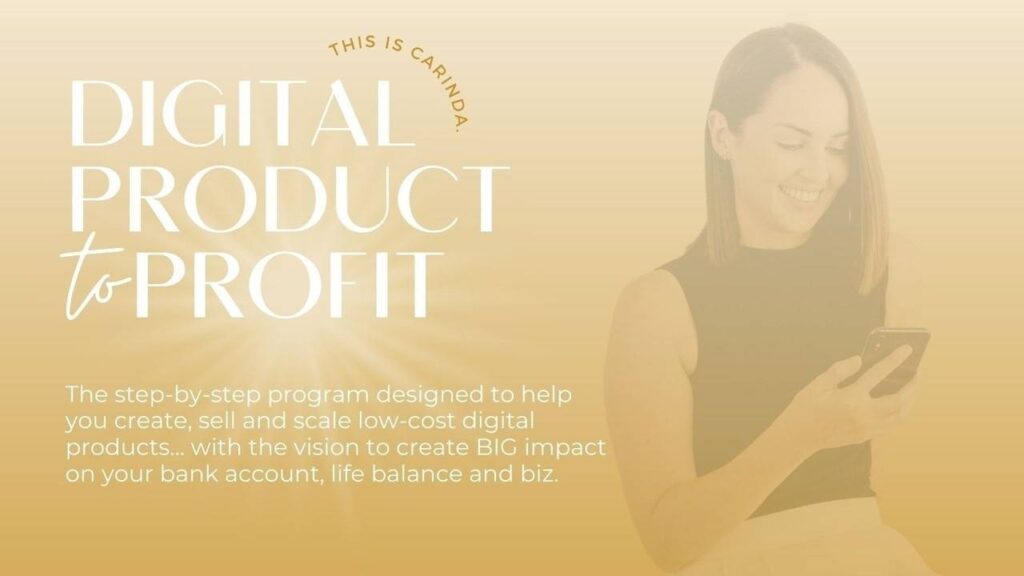   Carinda - Digital Product to Profit