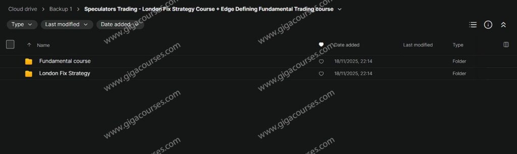 Speculators Trading - London Fix Strategy Course + Edge Defining Fundamental Trading course