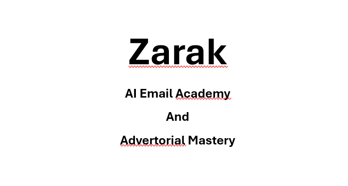 Zarak - AI Email Academy