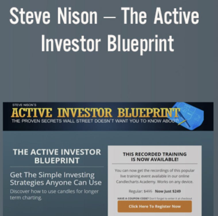 Steve Nison – The Active Investor Blueprint