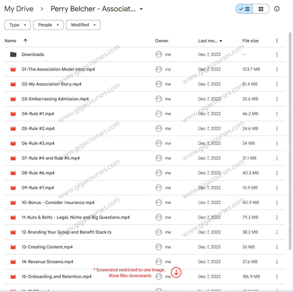 Perry Belcher - Association Domination Masterclass