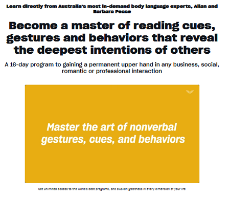 MindValley - Mastering Body Language