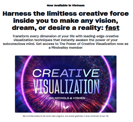 MindValley - Creative Visualization