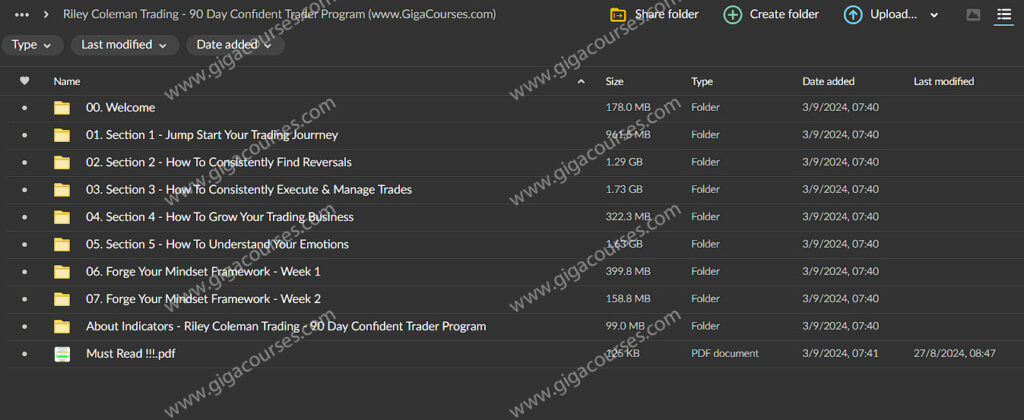 Riley Coleman Trading - 90 Day Confident Trader Program