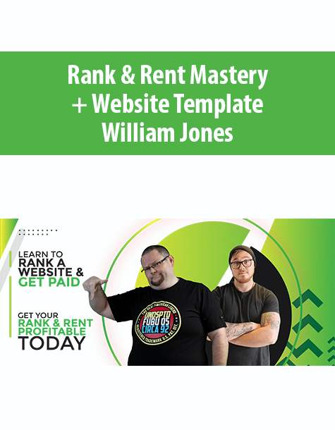 Rank & Rent Mastery + Website Template - William Jones 