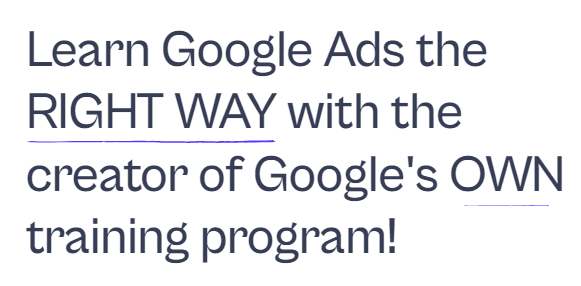 Oliver - Google Ads Masters - Learn Google Ads the RIGHT WAY