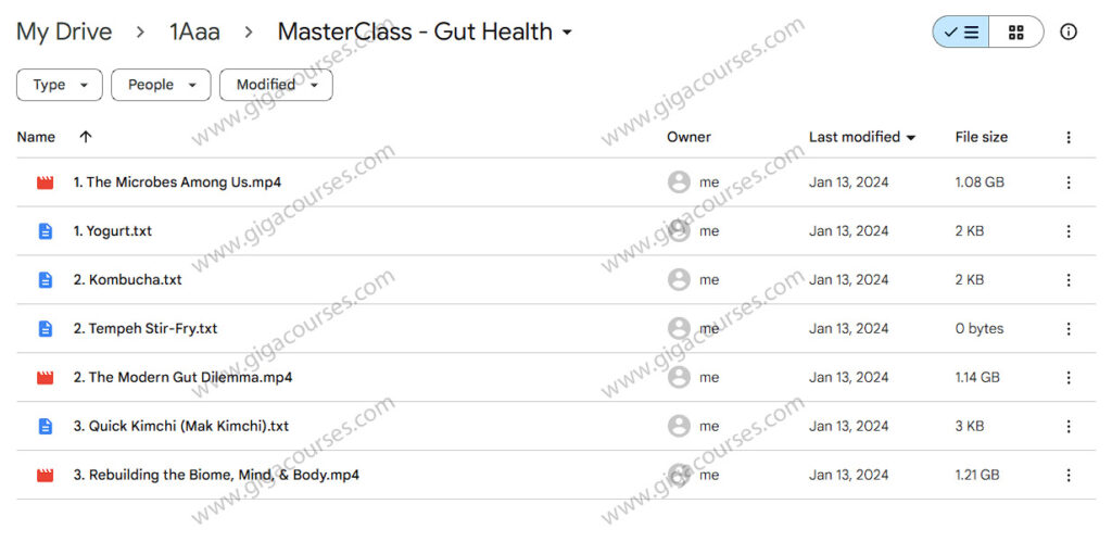 MasterClass - Gut Health