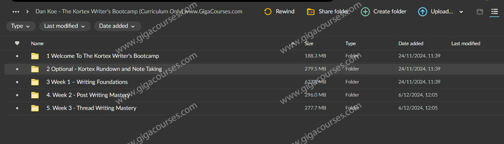 Dan Koe - The Kortex Writer's Bootcamp (Curriculum Only) + Updates