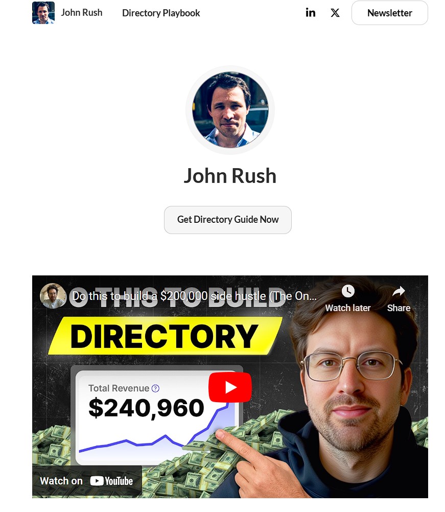 Directories Guide - John Rush