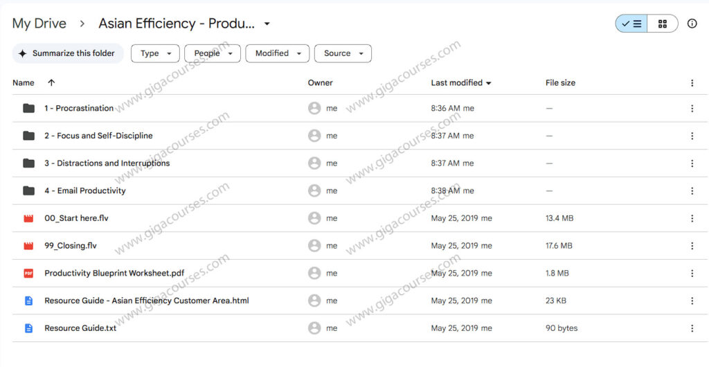 Asian Efficiency - Productivity Blueprint