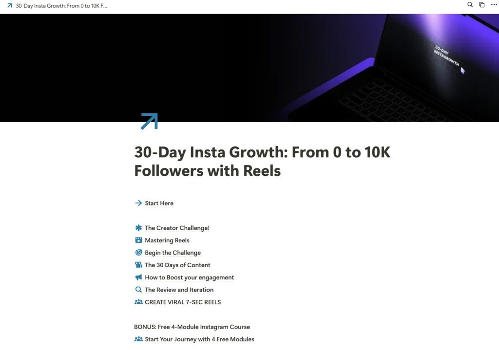 30-Day Insta Growth – Your Step-by-Step Guide to 10K+ Followers Instagram Growth Guide