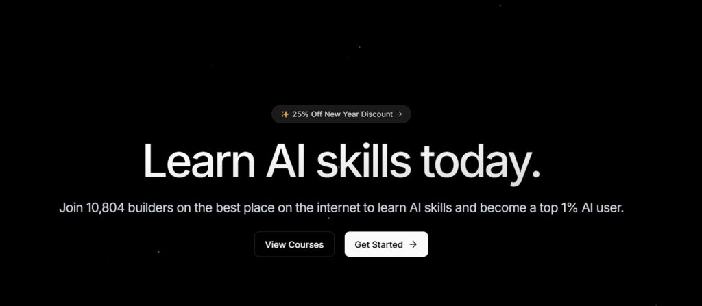 The Learn AI skills today - Start learning how to build and work with AI today