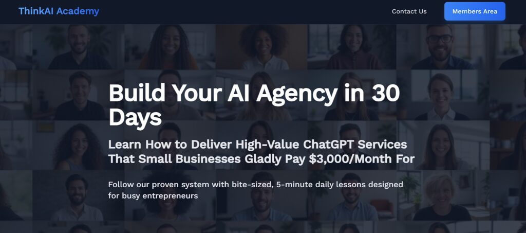 ThinkAI Academy - Build Your AI Agency in 30 Days