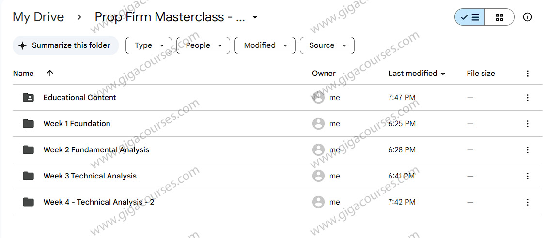 Prop Firm Masterclass - 700K Funded Trader Course