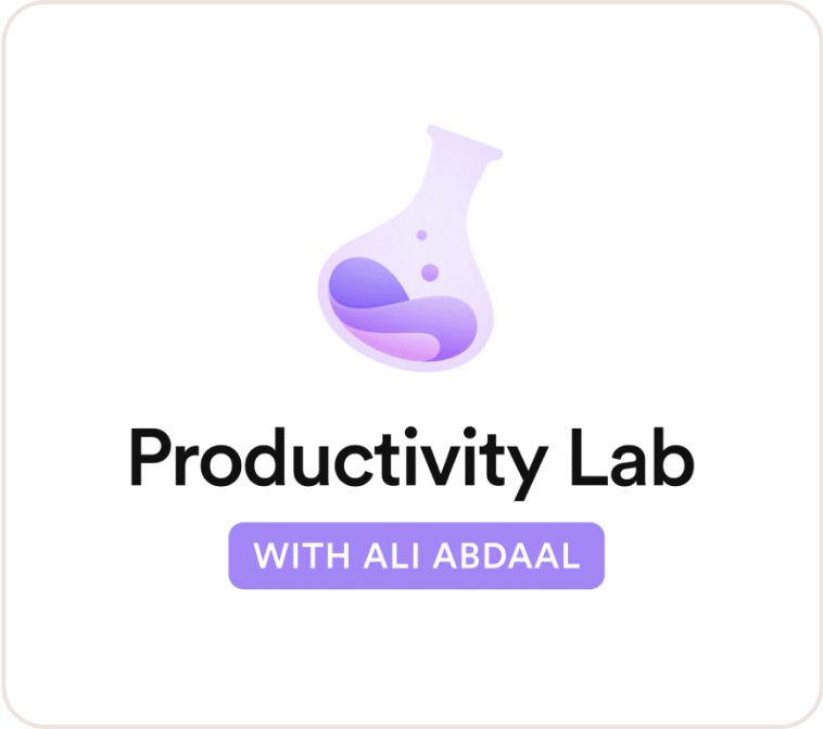 Ali Abdaal - Productivity Lab