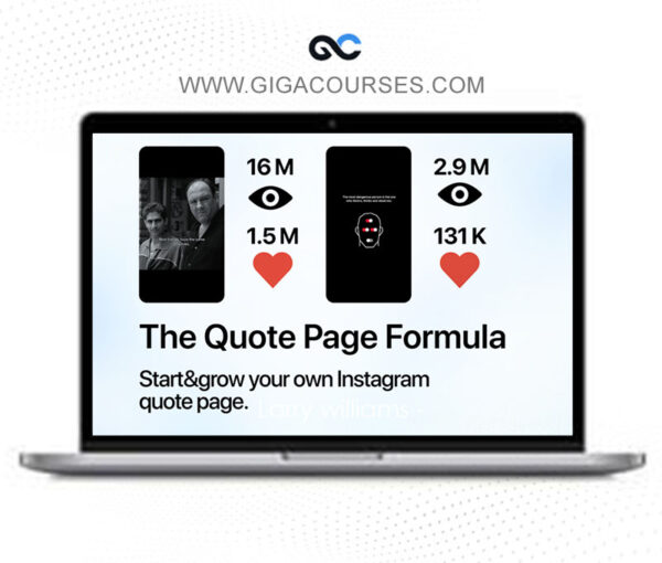 The Quote Page Formula Course