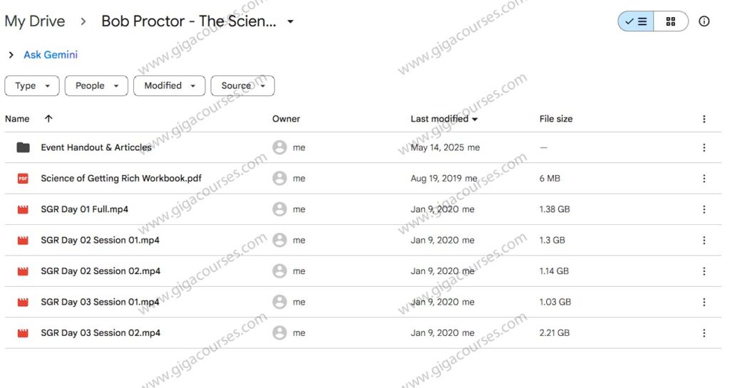 Bob Proctor - The Science of Getting Rich Seminar