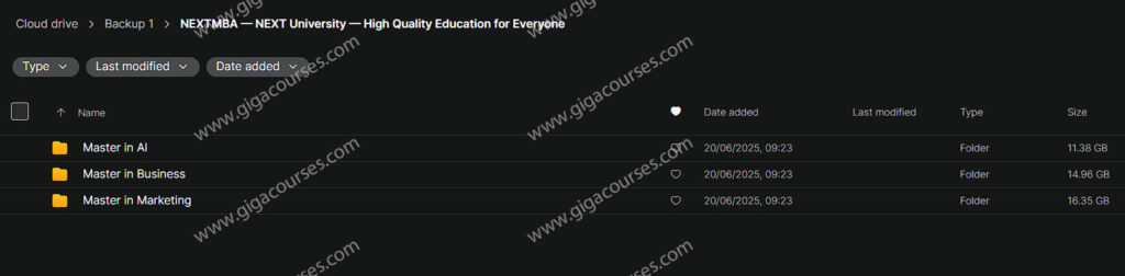 NEXTMBA - NEXT University - High Quality Education for Everyone