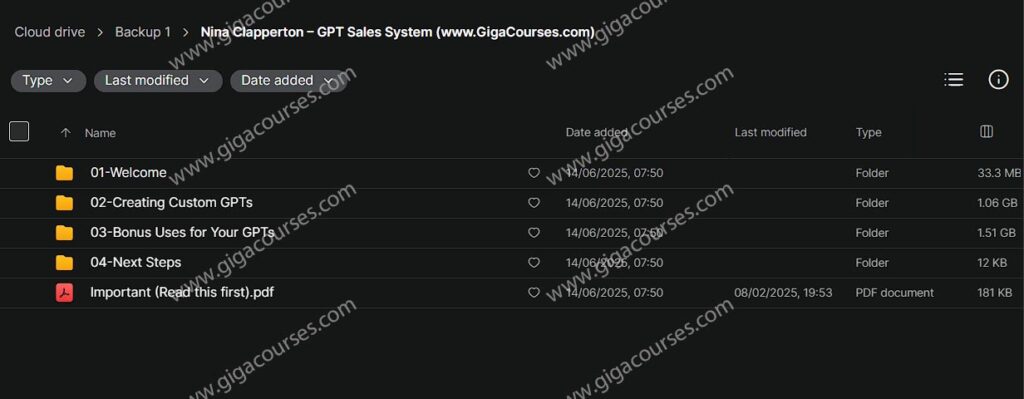 Nina Clapperton – GPT Sales System