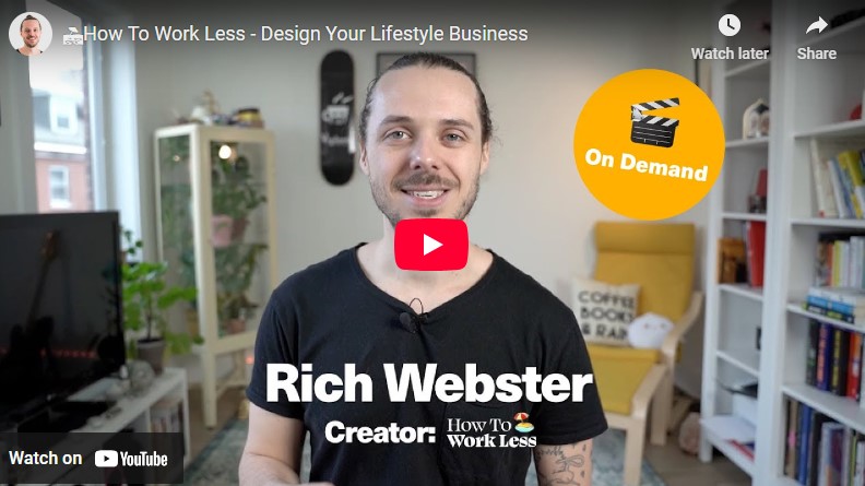 Rich Webster - How To Work Less
