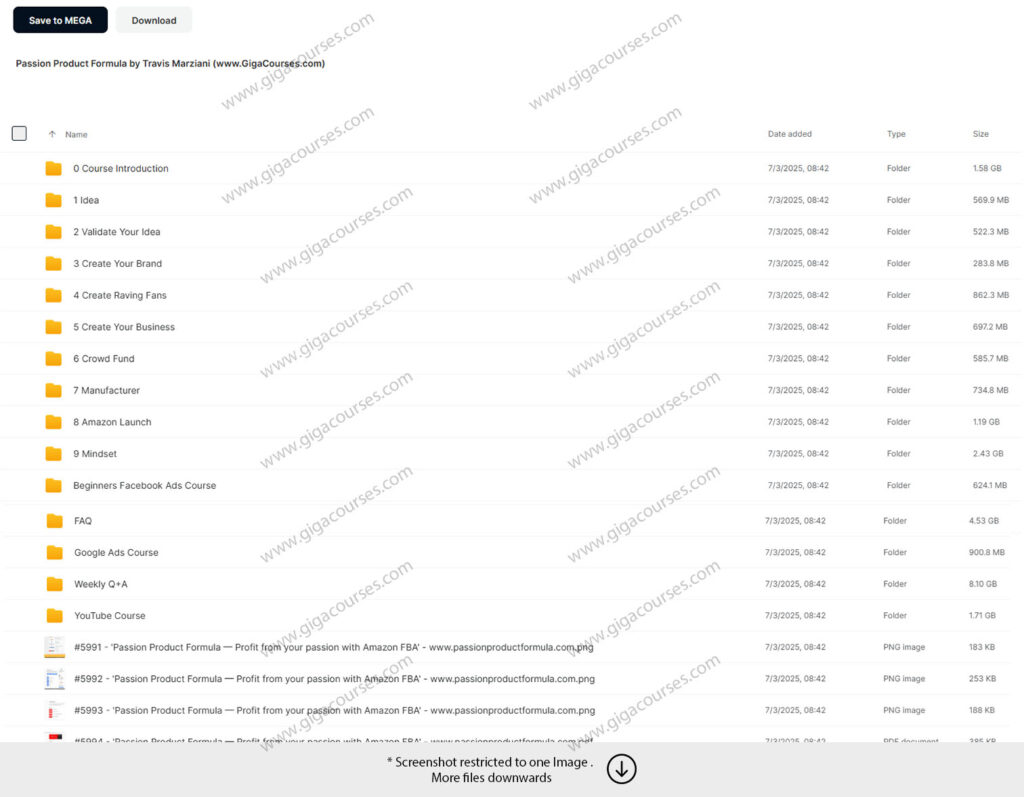 Passion Product Formula by Travis Marziani