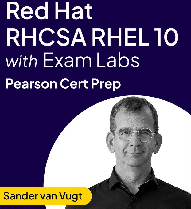 Red Hat RHCSA RHEL 10 with Exam Labs - Pearson Cert Prep (Video) (2025)