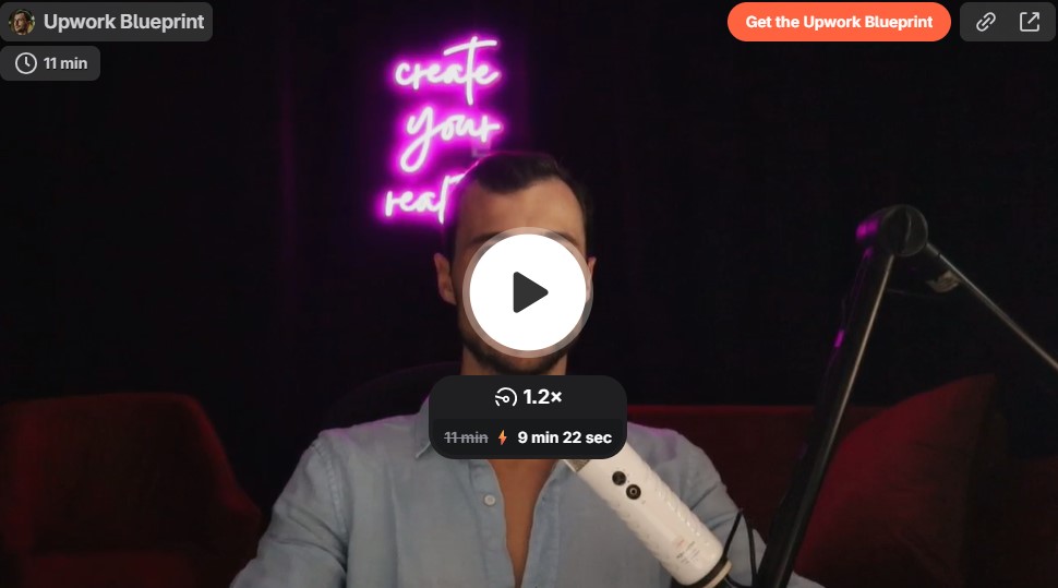 Upwork Blueprint (add $25,000 per month on average)