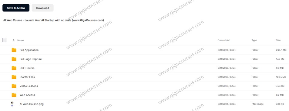 AI Web Course - Launch Your AI Startup with no code