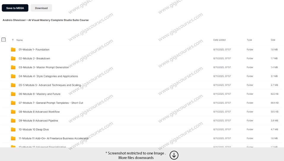 Andreis Ohneisser – AI Visual Mastery Complete Studio Suite Course
