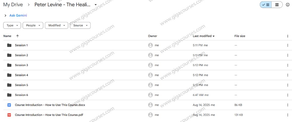 Peter Levine - The Healing Trauma Online Course