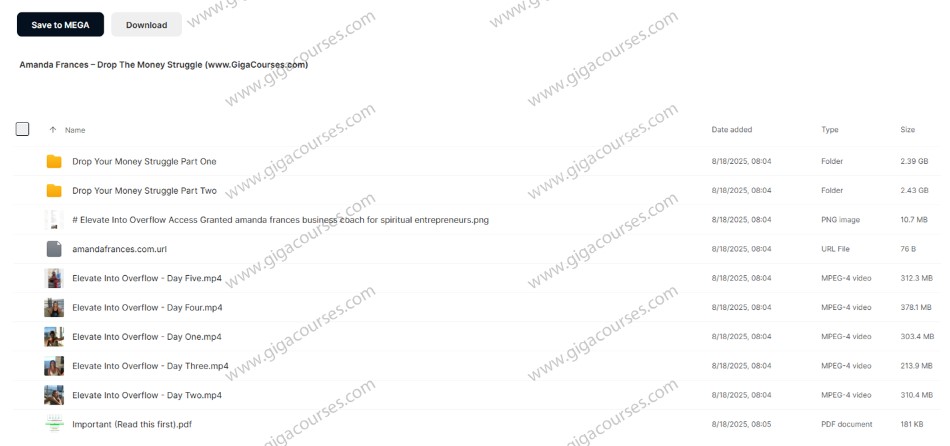 Amanda Frances – Drop The Money Struggle