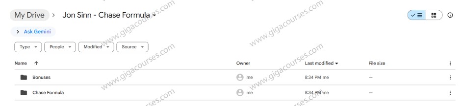 Jon Sinn - Chase Formula