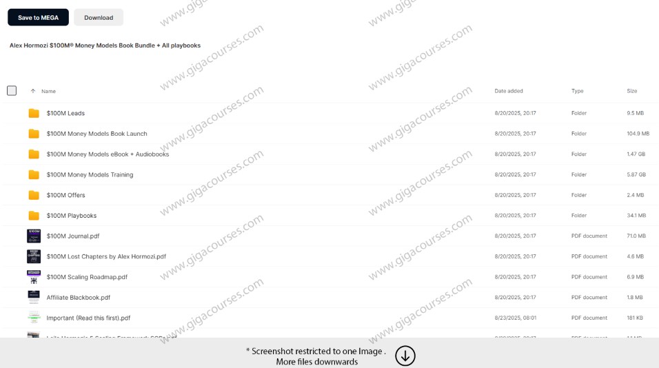 Alex Hormozi $100M® Money Models Book Bundle + All playbooks