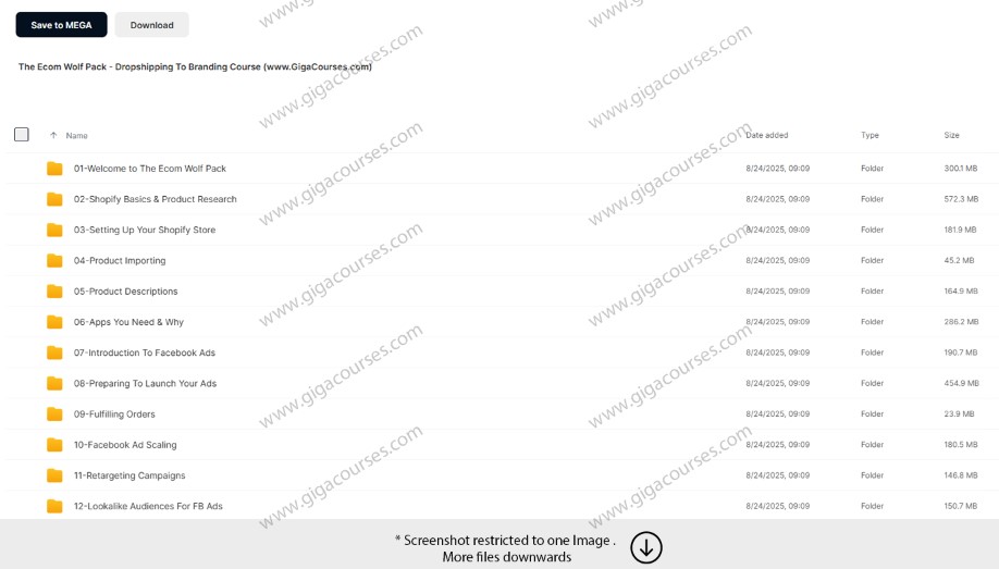 The Ecom Wolf Pack - Dropshipping To Branding Course