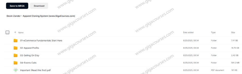 Devin Zander - Apparel Cloning System