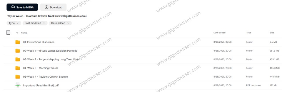 Taylor Welch - Quantum Growth Track