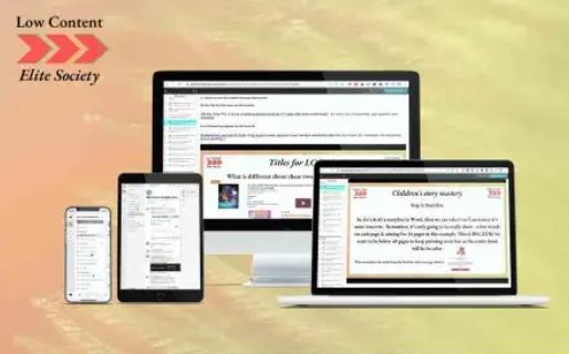 Matt Logan - Low Content Elite Society