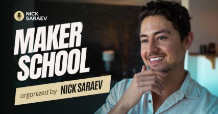 Nick Saraev - Maker School - AI Automation Agency $72K Month