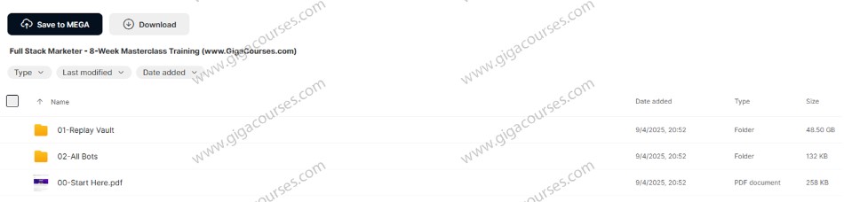 Full Stack Marketer - 8-Week Masterclass Training