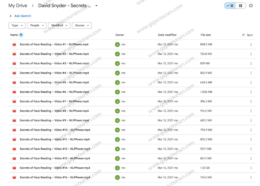David Snyder - Secrets of Face Reading