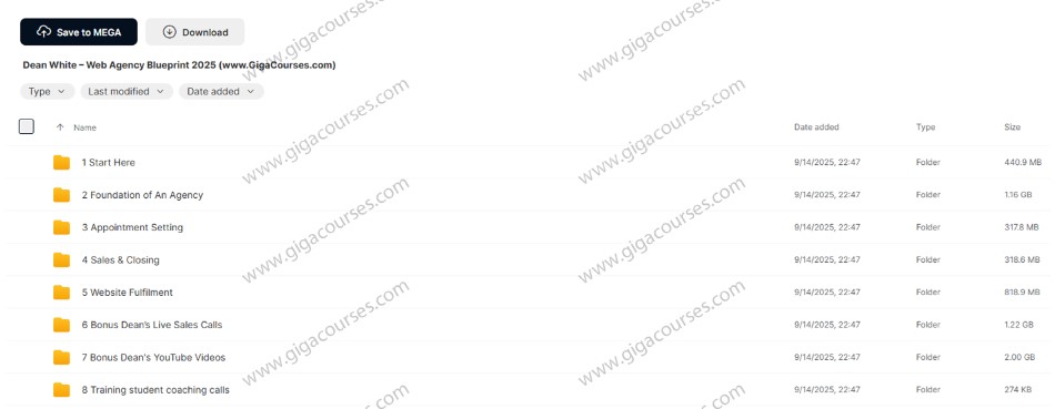 Dean White – Web Agency Blueprint 2025