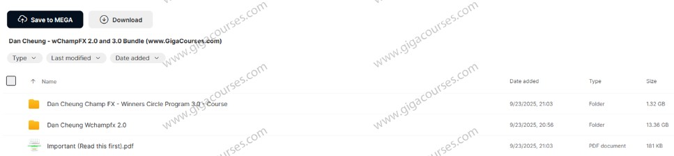 Dan Cheung - wChampFX 2.0 and 3.0 Bundle