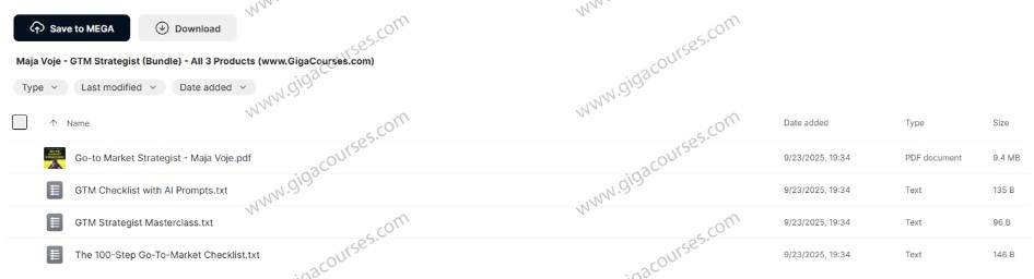 Maja Voje - GTM Strategist (Bundle) - All 3 Products