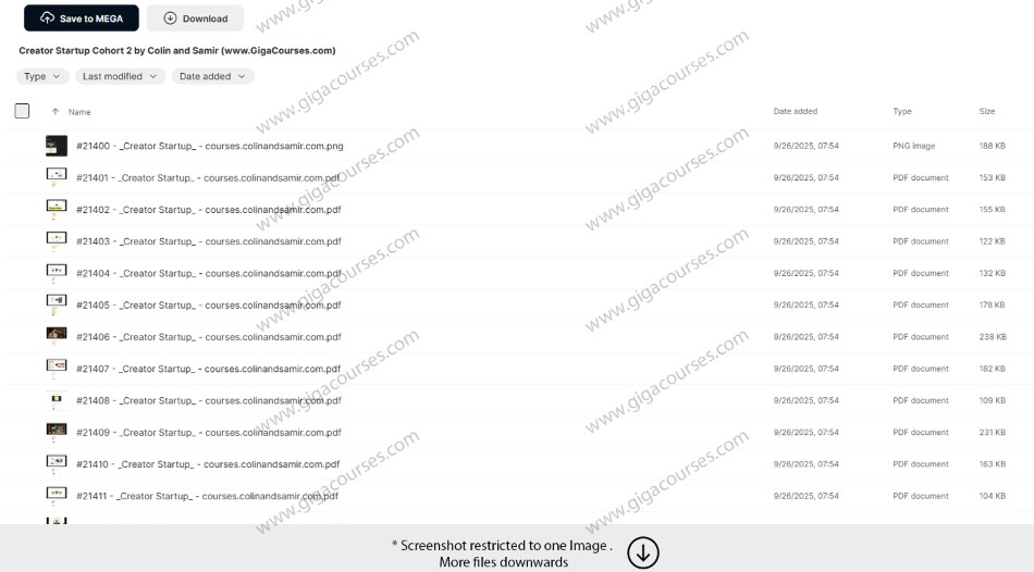 Creator Startup Cohort 2 by Colin and Samir