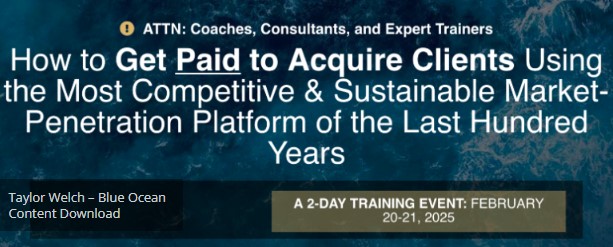 Taylor Welch – Blue Ocean Content