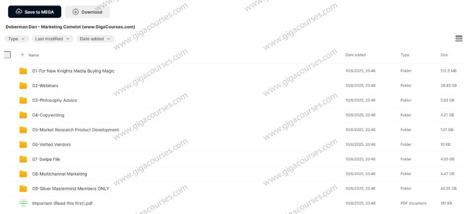 Doberman Dan - Marketing Camelot