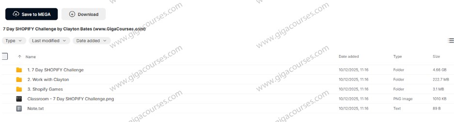 7 Day SHOPIFY Challenge by Clayton Bates