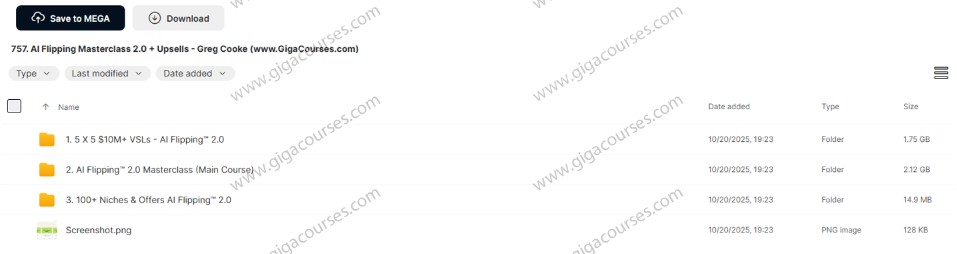 AI Flipping Masterclass 2.0 + Upsells - Greg Cooke