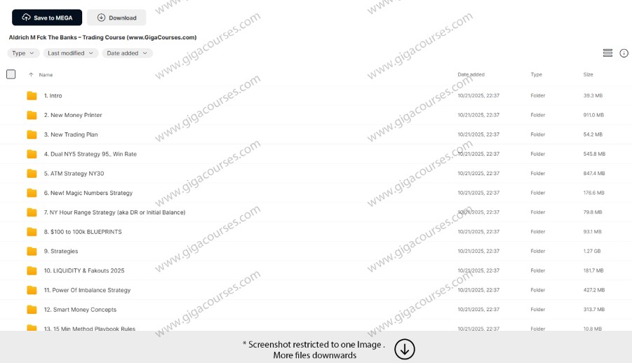 Aldrich M: Fck The Banks – Trading Course